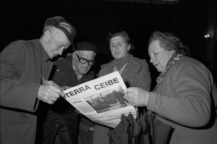 Photographic Social Vision - Reacciones a la obras de la autopista del Atlántico. Orto. La Coruña, 1977