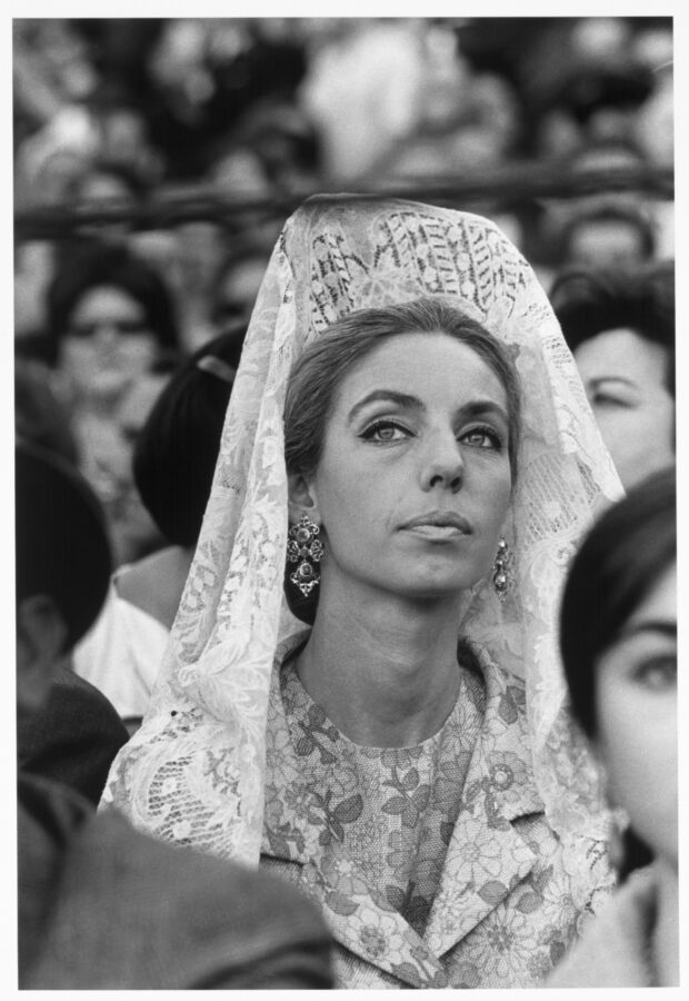 Photographic Social Vision - La princesa Cristina de Baviera en la Maestranza.  Sevilla, 1966.
