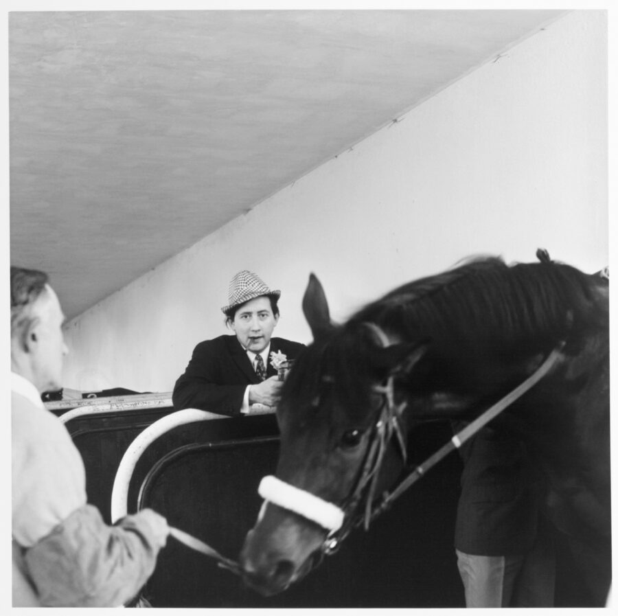 Photographic Social Vision - Luis Aguilé en el Hipódromo de La Zarzuela.  Madrid, 1967.
