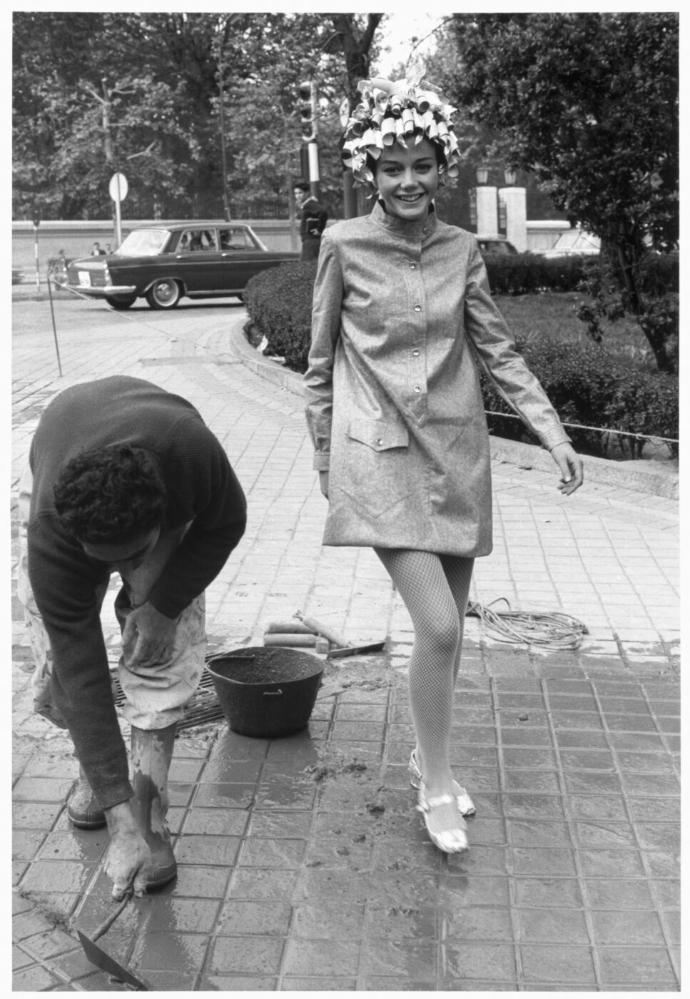 Photographic Social Vision - Sesión con la modelo Jean Shrimpton, conocida como «La Gamba». Madrid, 1970.