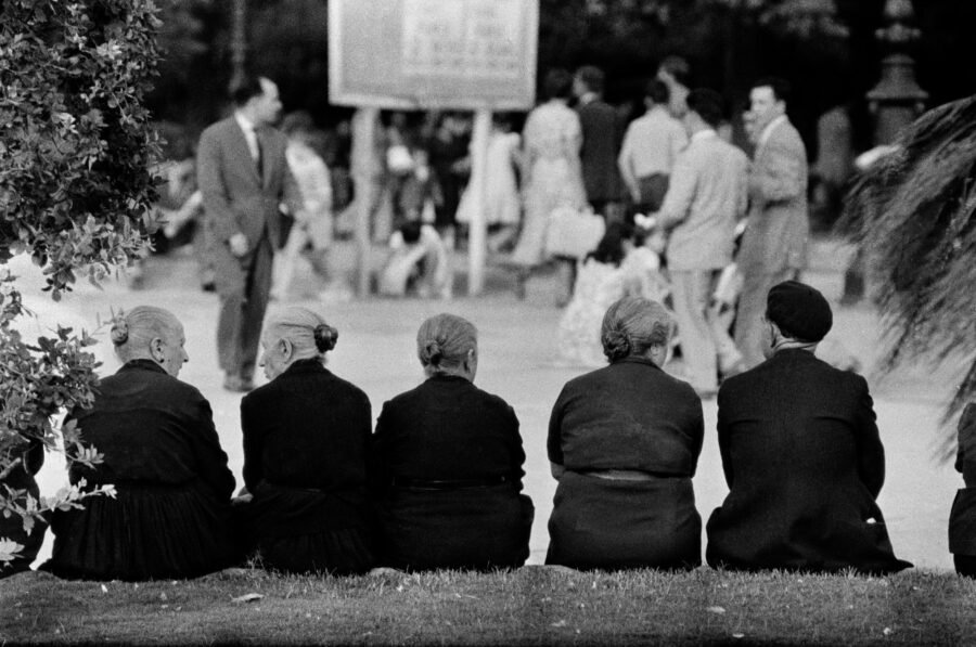 Photographic Social Vision - Plaça Catalunya. Barcelona, ​​1957