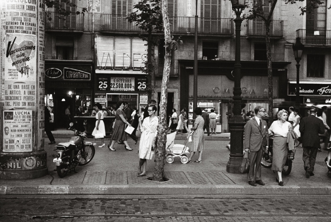 Photographic Social Vision - Les Rambles i Karin. Barcelona, ​​1959