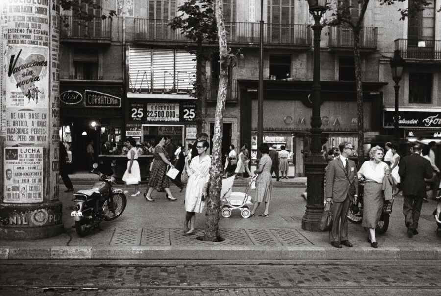 Photographic Social Vision - Les Rambles i Karin. Barcelona, ​​1959
