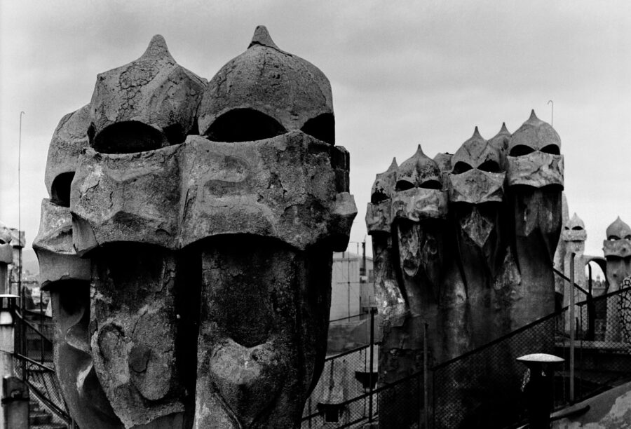 Photographic Social Vision - Casa Milà. Barcelona, 1957