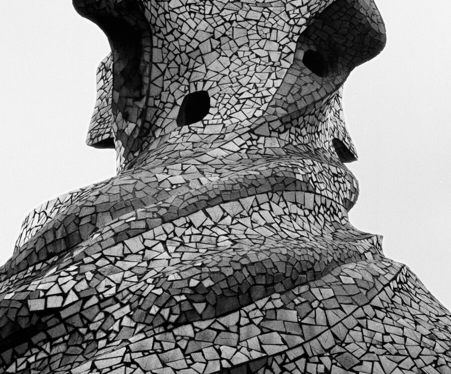 Photographic Social Vision - Xemeneia Casa Milà. Barcelona, ​​1961