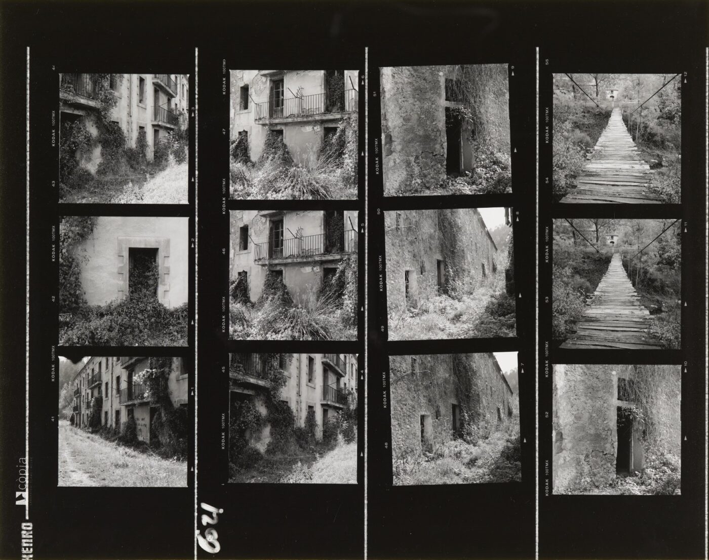 Photographic Social Vision - Colonias textiles. Hoja de contactos