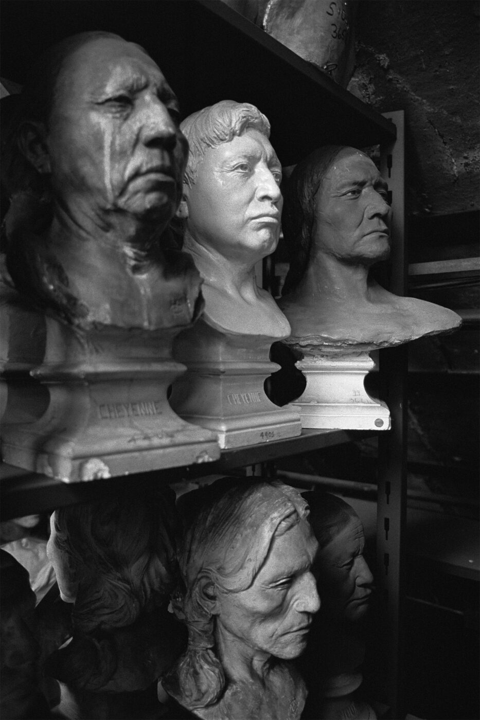 Photographic Social Vision - Bustos almacenados en The American Museum of Natural History. Nueva York, 1981